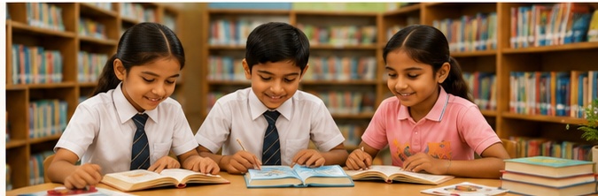 Library & Reading Area at EduBloom